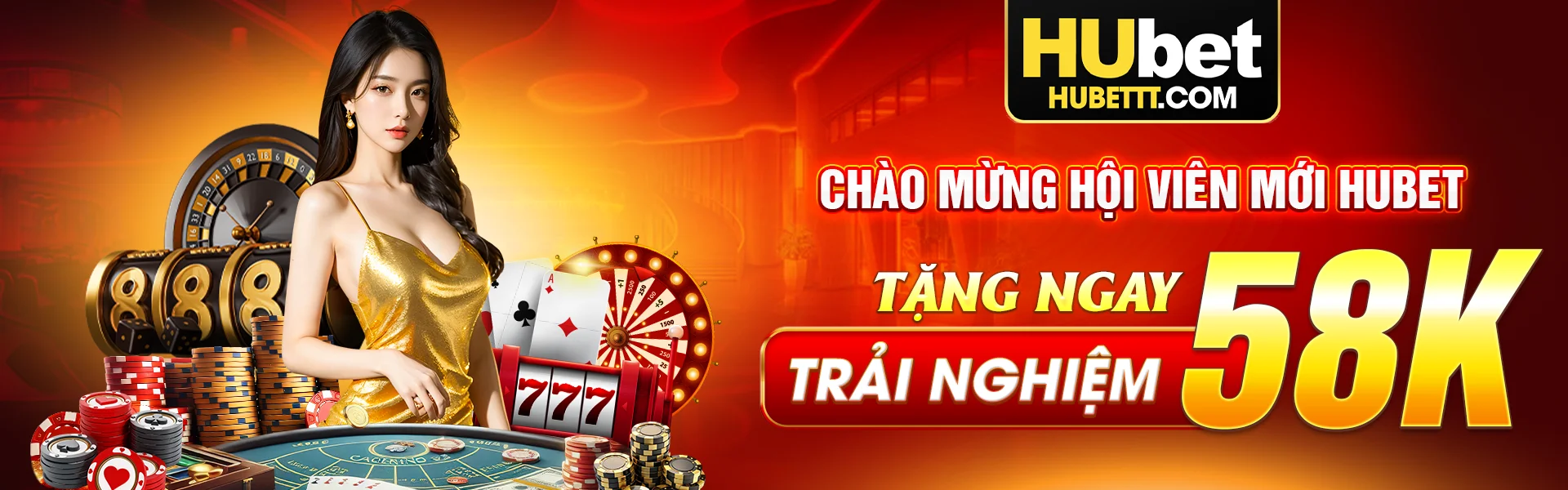 Banner Hubet đăng ký tặng thưởng